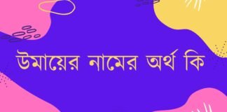 উমায়ের নামের অর্থ কি