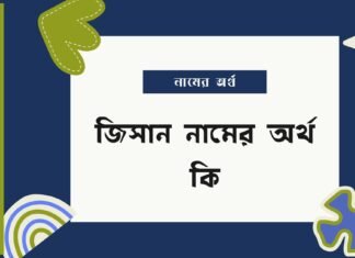 জিসান নামের অর্থ কি – আরবি ও ইসলামিক অর্থ জিসান নামের অর্থ কি
