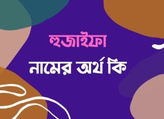 হুজাইফা নামের অর্থ কি – আবু হুজাইফা নামের ইসলামিক অর্থ আবু হুজাইফা নামের অর্থ কি