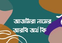 আজমিরা নামের অর্থ কি - আজমিরা নামের আরবি অর্থ কি