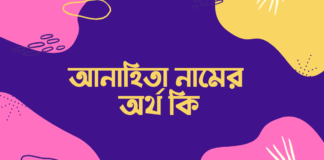 আনাহিতা নামের অর্থ কি - নামটির ইসলামিক অর্থ জানুন