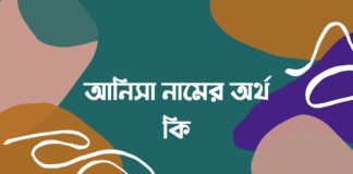 আনিসা নামের অর্থ কি - আনিসা নামের বাংলা অর্থ কি