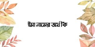 ইমা নামের অর্থ কি (বিশেষত আরবি ও ইসলামিক অর্থ)