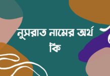 নুসরাত নামের অর্থ কি - nusrat name er ortho ki