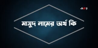 মাসুদ নামের অর্থ কি (ইসলামিক ও আরবি অর্থসহ)
