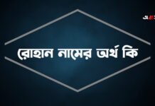 রোহান নামের অর্থ কি - রোহান নামের আরবি অর্থ কি