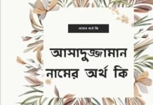 আসাদুজ্জামান নামের অর্থ কি (বিশেষ করে আরবি ও ইসলামিক অর্থ)
