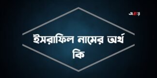 ইসরাফিল নামের অর্থ কি (বিশেষ করে আরবি ও ইসলামিক অর্থ)