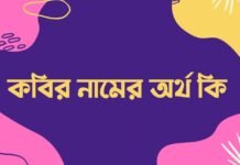 কবির নামের অর্থ কি – ইসলামিক ও আরবি অর্থটি চমকে দেবে কবির নামের অর্থ কি - ইসলামিক ও আরবি অর্থটি চমকে দেবে