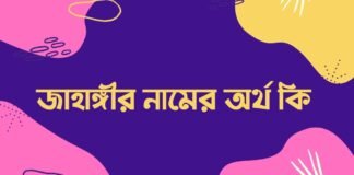 জাহাঙ্গীর নামের অর্থ কি - ইসলামিক ও আরবি অর্থটি চমকে দেবে