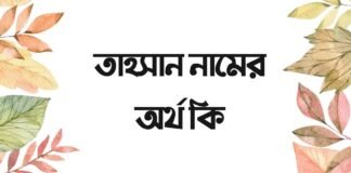 তাহসান নামের অর্থ কি - এটি কি ইসলামিক নাম