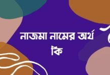 নাজমা নামের অর্থ কি (ইসলামিক ও আরবি অর্থসহ) নাজমা নামের অর্থ কি (ইসলামিক ও আরবি অর্থসহ)