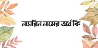 নাসরিন নামের অর্থ কি (বিশেষ করে আরবি ও ইসলামিক অর্থ)