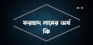 ফরহাদ নামের অর্থ কি - আরবি ও ইসলামিক অর্থ সহ
