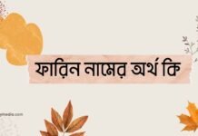 ফারিন নামের অর্থ কি - এটি কি ইসলামিক নাম