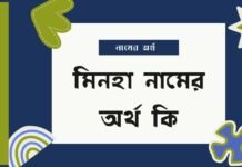 মিনহা নামের অর্থ কি – এটি কি সত্যিই ইসলামিক নাম? মিনহা নামের অর্থ কি