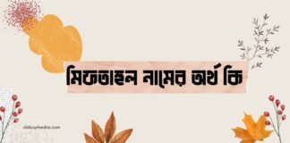 মিফতাহুল নামের অর্থ কি - এটি কি সত্যিই আরবি নাম