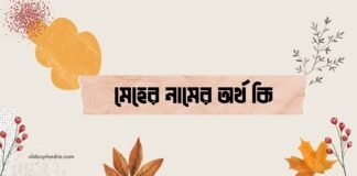 মেহের নামের অর্থ কি - এটি কি সত্যিই ইসলামিক নাম