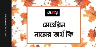 মেহেরিন নামের অর্থ কি - এটি কি সত্যিই ইসলামিক নাম