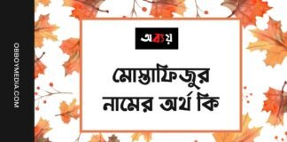 মোস্তাফিজুর নামের অর্থ কি - ইসলামিক ও আরবি অর্থ সহ জানুন