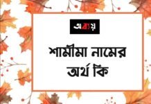 শামীমা নামের অর্থ কি (ইসলামিক ও আরবি অর্থ চমকে দিবে)