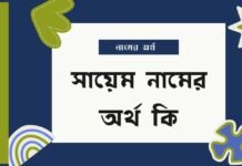 সায়েম নামের অর্থ কি - ইসলামিক ও আরবি অর্থ সহ
