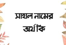 সাহাল নামের অর্থ কি – এটি কি ইসলামিক নাম? সাহাল নামের অর্থ কি - এটি কি ইসলামিক নাম