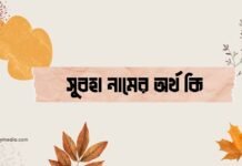 সুবহা নামের অর্থ কি (ইসলামিক ও আরবি অর্থ চমকে দিবে) সুবহা নামের অর্থ কি (ইসলামিক ও আরবি অর্থ চমকে দিবে)