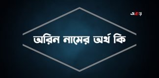 অরিন নামের অর্থ কি