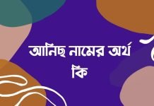 আনিছ নামের অর্থ কি | কেনো রাখবেন, কেনো রাখবেননা আনিছ নামের অর্থ কি