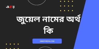 জুয়েল নামের অর্থ কি