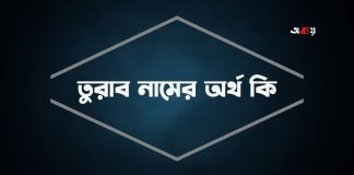 তুরাব নামের অর্থ কি