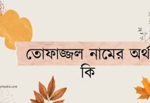 তোফাজ্জল নামের অর্থ কি | নামটির সম্পর্কে যে কথা কেউ বলবেনা তোফাজ্জল নামের অর্থ কি