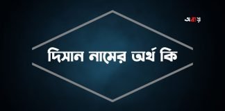 দিসান নামের অর্থ কি