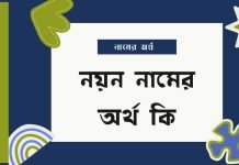 নয়ন নামের অর্থ কি | কেনো রাখবেন, কেনো রাখবেননা নয়ন নামের অর্থ কি