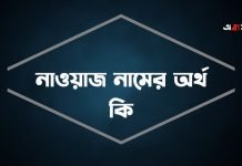 নাওয়াজ নামের অর্থ কি (বিশেষ প্রেক্ষাপট ও বিখ্যাত ব্যক্তিসহ) নাওয়াজ নামের অর্থ কি