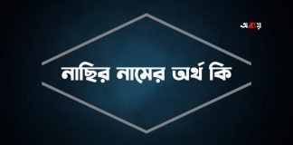 নাছির নামের অর্থ কি