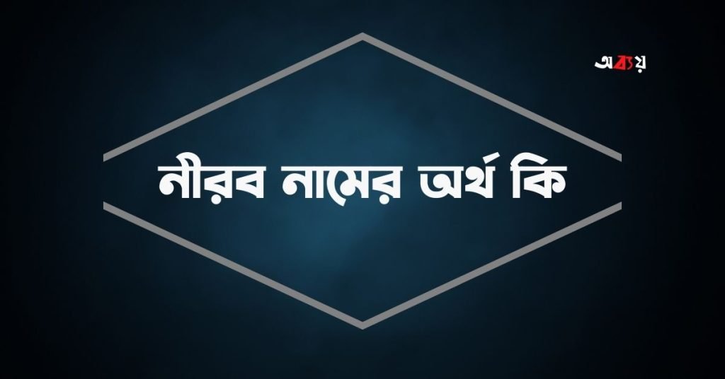 নীরব নামের অর্থ কি (বিশেষ প্রেক্ষাপট ও বিখ্যাত ব্যক্তিসহ) নীরব নামের অর্থ কি