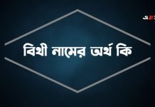 বিথী নামের অর্থ কি | নামটি রাখা কি ঠিক হবে?