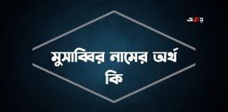 মুসাব্বির নামের অর্থ কি