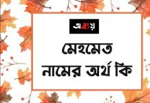 মেহমেত নামের অর্থ কি | কেনো রাখবেন, কেনো রাখবেননা মেহমেত নামের অর্থ কি