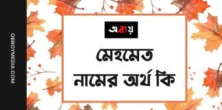 মেহমেত নামের অর্থ কি
