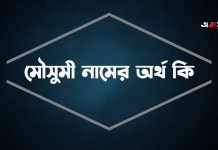 মৌসুমী নামের অর্থ কি | নামটি রাখা কি ঠিক হবে?