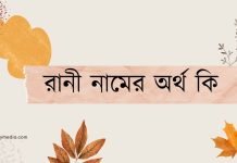 রানী নামের অর্থ কি | নামটির অজানা দিকগুলো আপনার জানা উচিৎ রানী নামের অর্থ কি