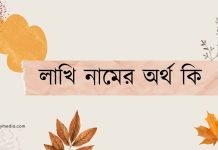 লাখি নামের অর্থ কি | নামটির অজানা দিকগুলো আপনার জানা উচিৎ লাখি নামের অর্থ কি