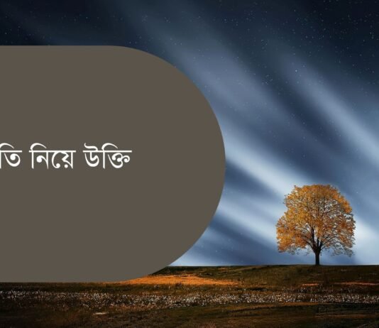 ক্ষতি নিয়ে উক্তি