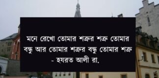 হযরত আলীর বাণী