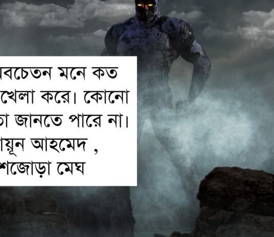 উপন্যাসের উক্তি