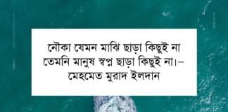 নৌকা নিয়ে উক্তি