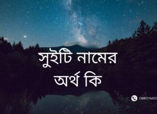সুইটি নামের অর্থ কি